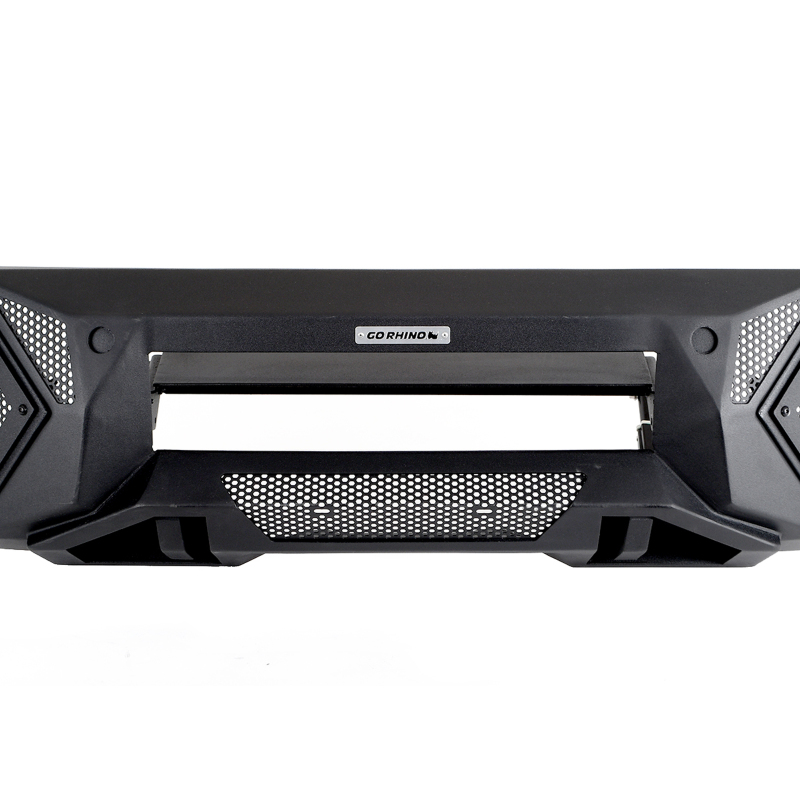 GMC Sierra 1500 Bumper - Front - Go Rhino - Element with Power Bar - Textured Black - `22-`26